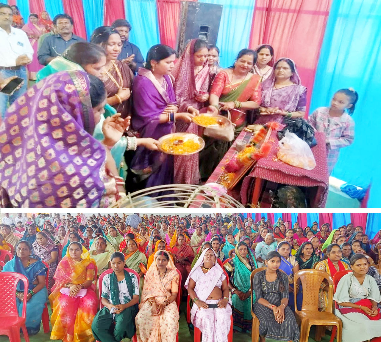 श्री हरदेव लोधी समाज आरंग का परिक्षेत्र स्तरीय महिला एवं युवा सम्मेलन का भव्य आयोजन