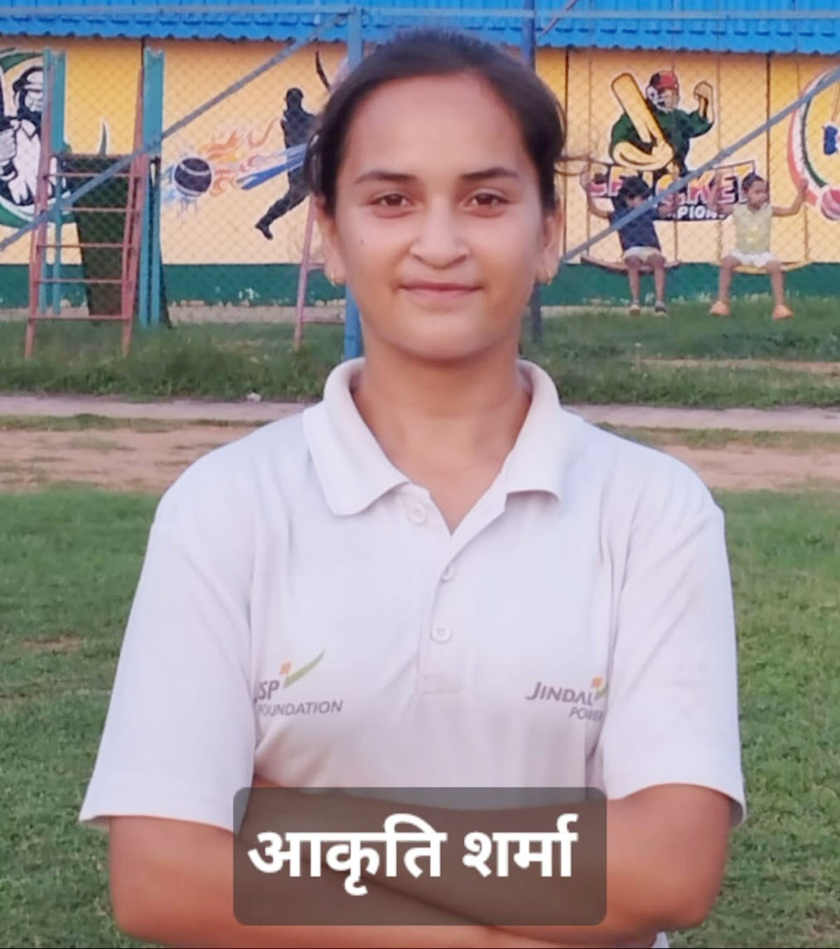 आकृति शर्मा का स्कूल नेशनल अंडर-19 क्रिकेट में चयन, नगर में खुशी का माहौल