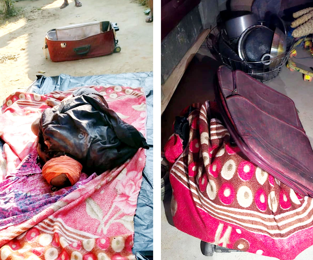 बेवफा पत्नी ने पति की हत्या कर सूटकेस में भरी लाश,  हुई फरार !