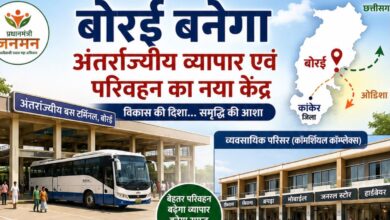 धमतरी : विशेष पिछड़ी जनजातियों के सर्वांगीण विकास की नई पहल: धमतरी में बनेंगे व्यवसायिक परिसर, बोरई बनेगा अंतर्राज्यीय व्यापार एवं परिवहन का नया केंद्र