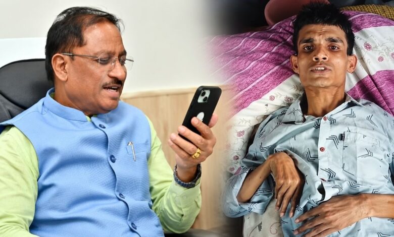 मुख्यमंत्री की संवेदनशील पहल- शशिकांत को एम्स रायपुर में कराया भर्ती
