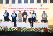 रायपुर : नवा रायपुर में राज्य निर्वाचन आयुक्तों के 32वें अखिल भारतीय सम्मेलन का राज्यपाल श्री रामेन डेका ने किया शुभारंभ