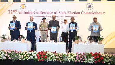 रायपुर : नवा रायपुर में राज्य निर्वाचन आयुक्तों के 32वें अखिल भारतीय सम्मेलन का राज्यपाल श्री रामेन डेका ने किया शुभारंभ