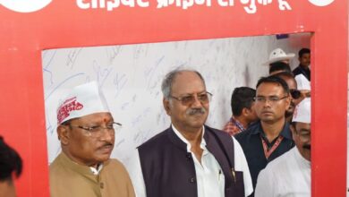 साइबर जागृति एवं साइबर संकल्प अभियान के तहत माननीय मुख्यमंत्री महोदय श्री विष्णु देव साय जी ने साइबर क्राइम के विरुद्ध जागरूकता का संदेश देते हुए ली साइबर जागृति सेल्फी।