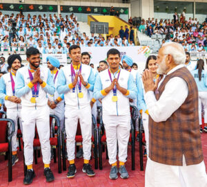 PM Modi meets medal winners