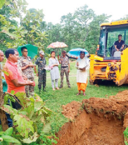 मर्ग में जब्त सामग्री का किया गया पितृ पक्ष में नष्टीकरण