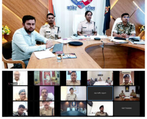 अतिरिक्त पुलिस महानिदेशक यातायात प्रदीप गुप्ता ने ली रोड सेफ्टी की वर्चुअल बैठक