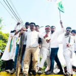 विधानसभा घेराव में उस्मान एंड टीम का रायपुर में जोरदार प्रदर्शन