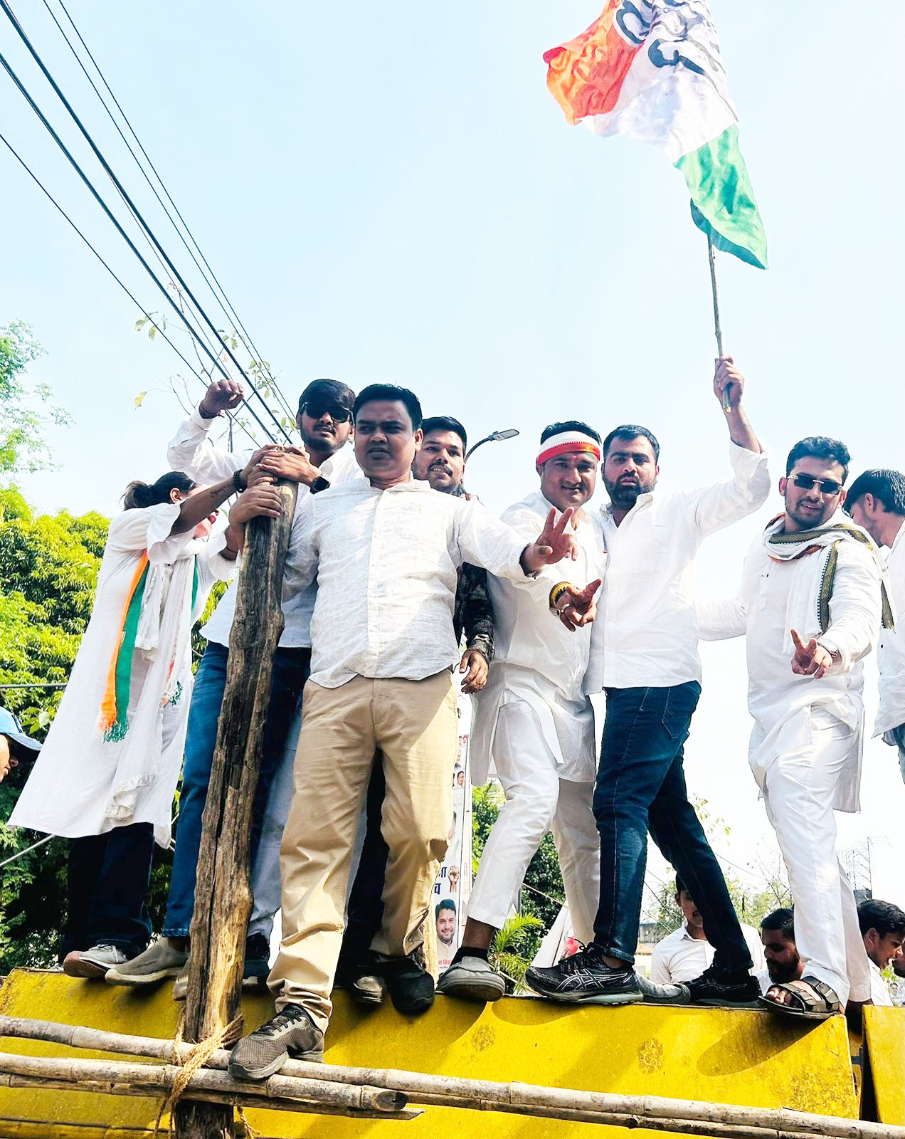 विधानसभा घेराव में उस्मान एंड टीम का रायपुर में जोरदार प्रदर्शन