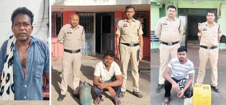 “ऑपरेशन आघात” के तहत अवैध शराब कारोबारियों पर रायगढ़ पुलिस की लगातार कार्रवाई