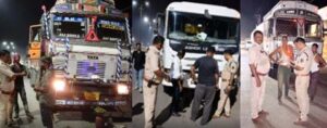 सड़क दुर्घटनाओं की रोकथाम के लिए रायगढ़ यातायात पुलिस की सघन कार्रवाई, एक ही दिन में 120 वाहनों से 1,51,700 ₹ का चालान
