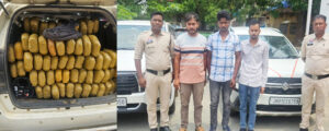 रायगढ़ पुलिस को बड़ी सफलता, 300 किलो गांजे सहित 1.86 करोड़ के सामान जब्त,  3 अंतर्राज्यीय तस्कर गिरफ्तार