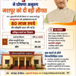 मुख्यमंत्री विष्णुदेव साय की बड़ी सौगात: जशपुर के वशिष्ठ कम्युनिटी हॉल के जीर्णोद्धार के लिए 80 लाख रुपये स्वीकृत