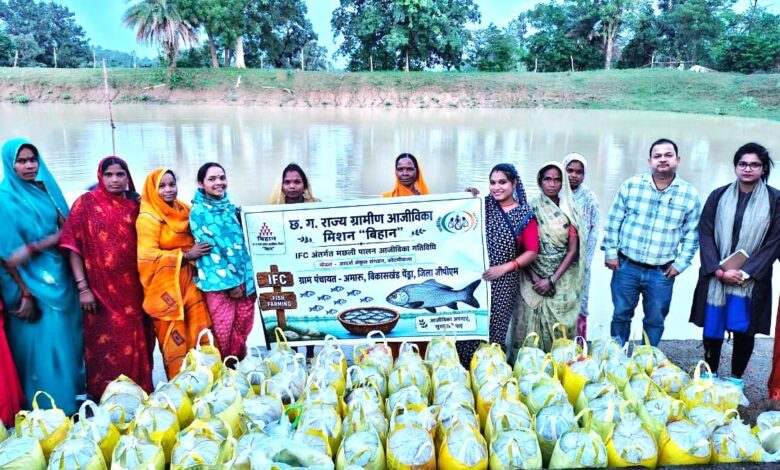 मत्स्य पालन के माध्यम से आत्मनिर्भर गांवों की ओर बढ़ता छत्तीसगढ़ मत्स्य पालन के माध्यम से आत्मनिर्भर गांवों की ओर बढ़ता छत्तीसगढ़