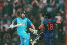 रोहित-विराट की ऐतिहासिक साझेदारी: 400 अंतरराष्ट्रीय मैच साथ खेलने वाली भारत की पहली जोड़ी बनी रोहित-विराट की ऐतिहासिक साझेदारी: 400 अंतरराष्ट्रीय मैच साथ खेलने वाली भारत की पहली जोड़ी बनी