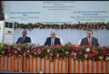 मुख्य न्यायाधिपति श्री रमेश सिन्हा ने दुर्ग में नवीन न्यायालय भवन के निर्माण हेतु किया भूमिपूजन
