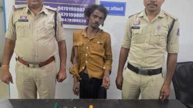 सूने मकान में चोरी की वारदात को पुलिस ने किया विफल,पड़ोसी की सजगता से समय पर मिली सूचना