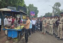 रायपुर में एम्स के सामने अतिक्रमण पर बड़ी कार्रवाई
