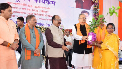 राजनांदगांव में 43.61 करोड़ के कार्यों का भूमिपूजन