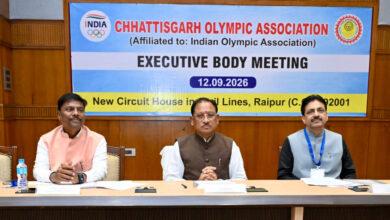 खेल प्रतिभाओं को आगे बढ़ाने संसाधनों और अवसरों की नहीं होगी कमी: मुख्यमंत्री विष्णु देव साय खेल प्रतिभाओं को आगे बढ़ाने संसाधनों और अवसरों की नहीं होगी कमी: मुख्यमंत्री विष्णु देव साय