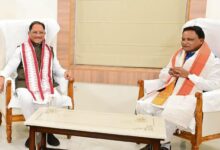 मुख्यमंत्री श्री विष्णु देव साय ने ओडिशा के मुख्यमंत्री श्री मोहन चरण माझी से की सौजन्य भेंट