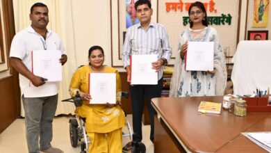 ब्रेल पुस्तक से दृष्टिबाधित विद्यार्थियों को कानूनी अधिकारों और शासकीय योजनाओं की मिलेगी जानकारी – राजस्व मंत्री श्री टंक राम वर्मा